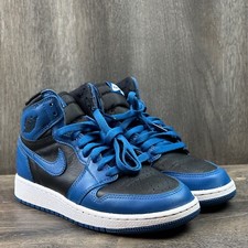 Jordan 1 Retro High OG Marina Blue GS Sneakers Sz 5Y Women's Sz 6.5 5575441-404