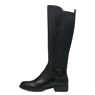 For Ladies Truworths Ladies Long Boots Rieker Z9591-00 Black
