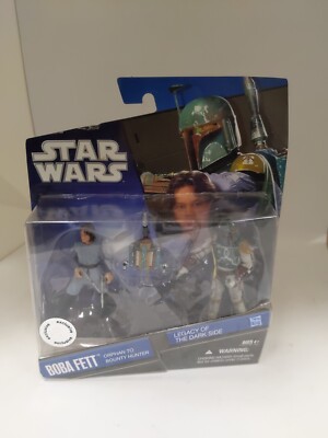 Star Wars Boba Fett Orphan to Bounty Hunter Legacy of the Dark Side - worn box