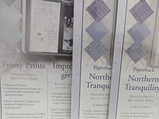 Creative Memories Set of 3 Winter-Themed Photo Mounting Paper Packs