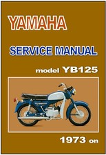 YAMAHA Workshop Manual YB125 YB125E 1973 1974 1975 1976 1977 1978 1979 on Repair