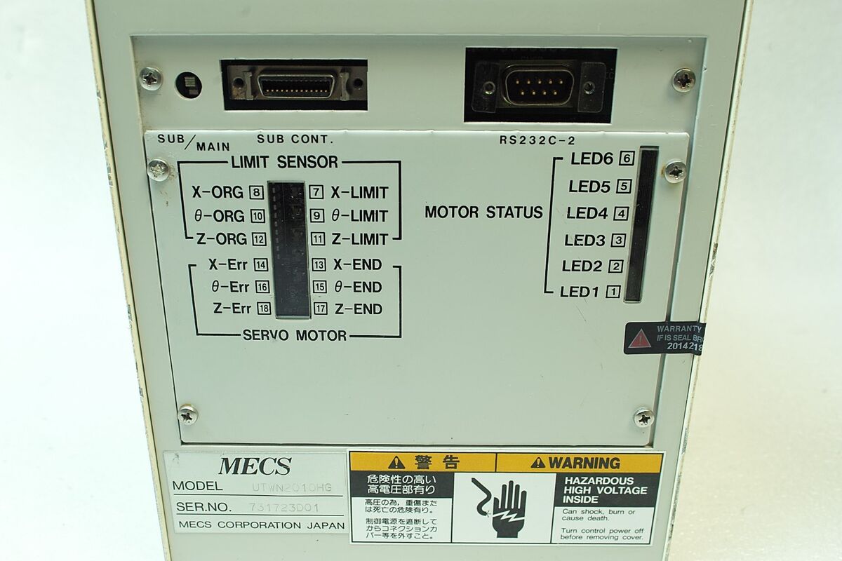 MECS CS-1000A ROBOT CONTROLLER UTWN2010HG FREE SHIP | eBay MECS CS-1000A ROBOT CONTROLLER UTWN2010HG FREE SHIP | eBay