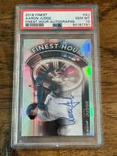 2018 Finest AARON JUDGE FHA-AJ Finest Hour AUTO PSA 10 - GEM MINT 