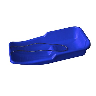Kinder Schwerlast Schneeschlitten Erwachsene Rodel Schlitten Schlitten Skifahren Skateboard blau