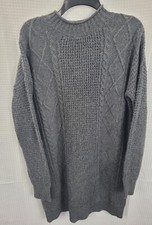 Nordstrom BP Cotton Blend Gray Knit Sweater Dress Size Medium NWT