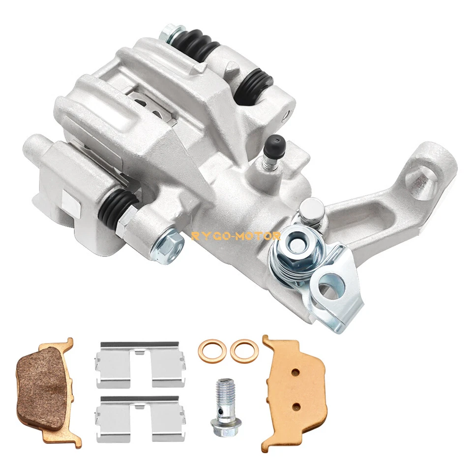 Pinza de freno trasera y pastillas sinterizadas para Honda Rancher 420 TRX420FA/FPA 2009-2023 Foto 3 de 4