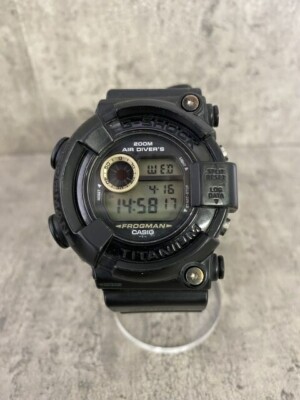 【美品】⭐️ G-SHOCK FROGMAN MASTER OF G - SEA CASIO G-SHOCK MASTEROFG SEA FROGMAN Digital Black Wristwatch
