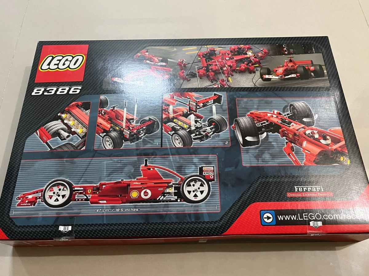 LEGO 8386 Racers: Ferrari F1 Racer 1:10-Please see description
