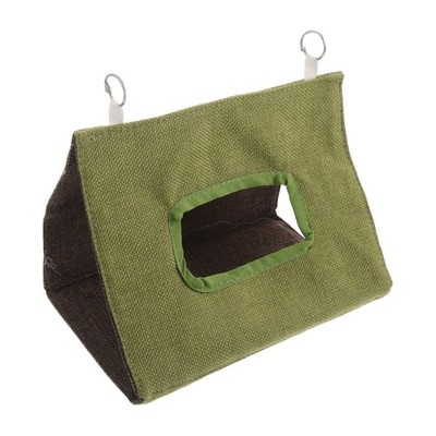 Bird Nest Hanging Bed - Parrot Snuggle Hut - Breathable Parakeet Tent -
