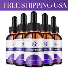  5 Pack Glycopezil Blood Support Drops Glyco Pezil Vitamin Supplement 150 Servs