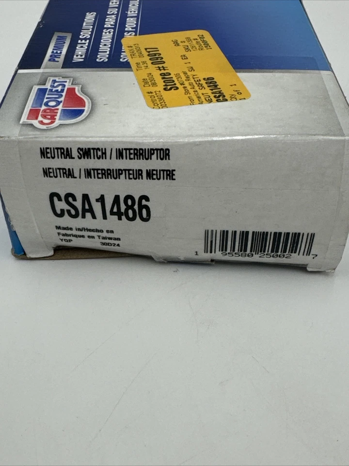 Interruptor de seguridad neutro Carquest Premium pieza CSA1486 Hyundai Elantra repuesto Foto 2 de 4