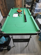 Hy-Pro 4ft6 Foldable Table Top Pool Snooker Combo Table With Accessories
