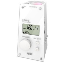 KORG KDM-3 WT Digital Metronome Timepiece White Stylish Design Compact