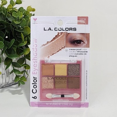 L. A. Colors 6 Color Eyeshadow Almost Nude Palette New Unopened