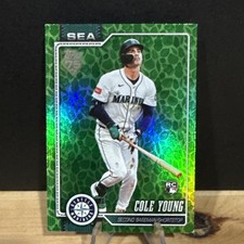 2026 Topps Series 1 - Cole Young #129 Green Leaf Foil (RC)