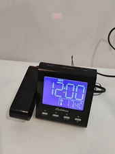 Electrohome Eaac601 Projection Alarm Clock With Am/fm Radio Battery Backup Works