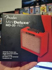  Amplificador Fender Mini Deluxe rojo