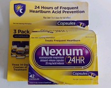 Nexium 24HR Acid Reducer Esomeprazole Magnesium 20mg Delayed-Release Capsules