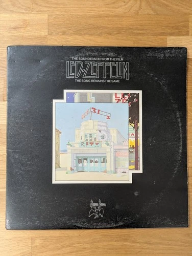LED Zeppelin The Song Remains the Same Vinyl - SIDE 1 & 2 ONLY - NOT COMPLETE