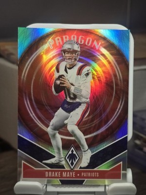 2025 Phoenix -  Drake Maye - Paragon Silver Prizm - Card #7 New England Patriots