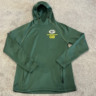 Under Armour Hoodie Mens Medium Combine Authentic Green Bay Packers Crossover M