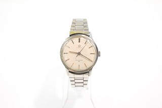 Reloj deportivo Omega Seamaster 30 vintage de acero mecánico funcionando