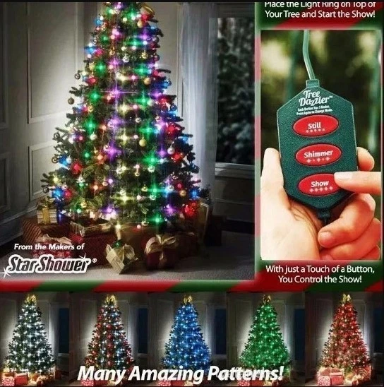 Star Shower Tree Dazzler 🎄Christmas Lights Indoor Outdoor Home Decor Xmas Gifts - Image 4 of 4