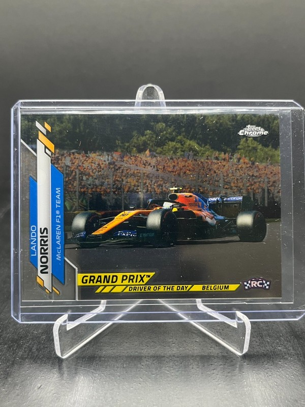 2020 Topps Chrome Formula 1 F1 Lando Norris RC Rookie #166 (D)