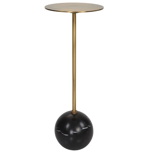 Uttermost Gimlet Brass Drink Table - Picture 2 of 6