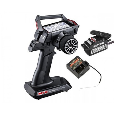 Sanwa 101A32762A MT-R FH5 4-Channel 2.4GHz Radio with RX-493i Receiver & PGS-CL2