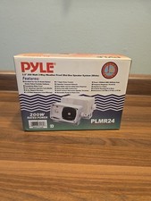 Pyle 200W 3 Way Marine Audio Mini Speakers set of 2 Outdoor Weatherproof NEW