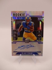 Blake Corum 2024 Panini Contenders Optic Prizm Rookie Ticket Signed No. 112