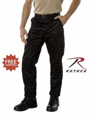 Rothco 7971 Black BDU Pants Tactical 6-Pocket Military Fatigues - Size M - NWT