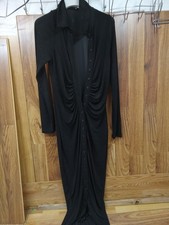 Long Black Dress Fashion Nova Button Down Maxi 1X Plus