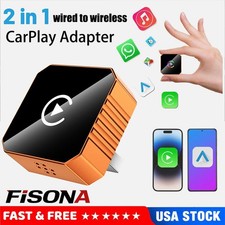 USB Auto Wireless CarPlay Adapter For Apple Android Wireless Dongle Plug   Play