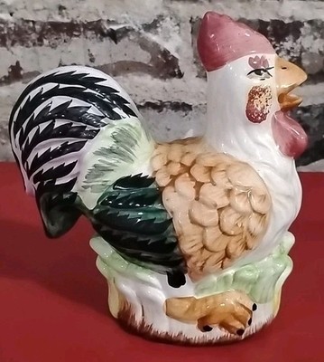 Gemco Ware Rooster Chicken Scouring Scrub Pad Holder *2J