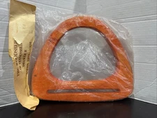 Vintage Woodshed Of Tennessee Wooden D Ring Craft Purse Tote Bag Handles