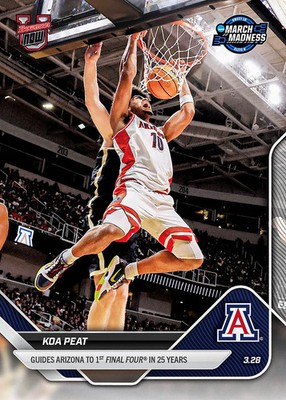 2025-26 Topps Bowman U NOW Basketball Koa Peat #117 Arizona Wildcats Base