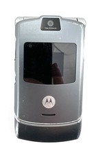 Motorola RAZR Cingular Flip Phone V3 Silver/Gray - Vintage - T-mobile