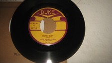 45 RPM RHYTHM BLUES DOO WOP RECORD PRETTY BABY LITTLE JUNIOR PARKER DUKE LABEL