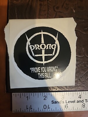 Prong Prove You Wrong CD Album promo STICKER Record Store Only 