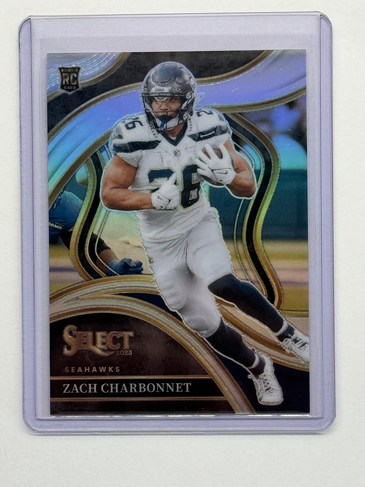 2023 Panini Select Zach Charbonnet Silver Prizms Seattle Seahawks #202