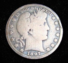 1897-O Barber Half Dollar. Rare Date!