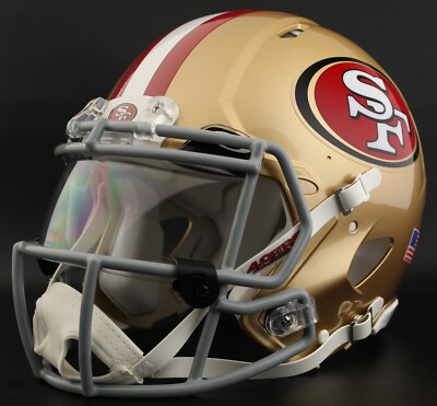***CUSTOM*** SAN FRANCISCO 49ers Full Size NFL Riddell SPEED Football ...