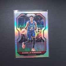 2021 Panini Prizm WNBA #63 Danielle Robinson - Indiana Fever Silver Parallel 