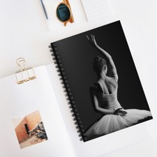 Reverence Ballet Dancer Tutu - Spiral Notebook Ruled Line 