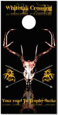 Whitetail Deer Buck Crossing Cornhole Wrap Bag Toss Skin Decal Sticker Wraps