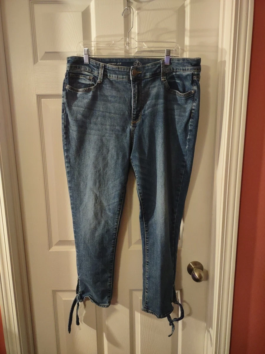 St john's bay top skinny leg jeans
