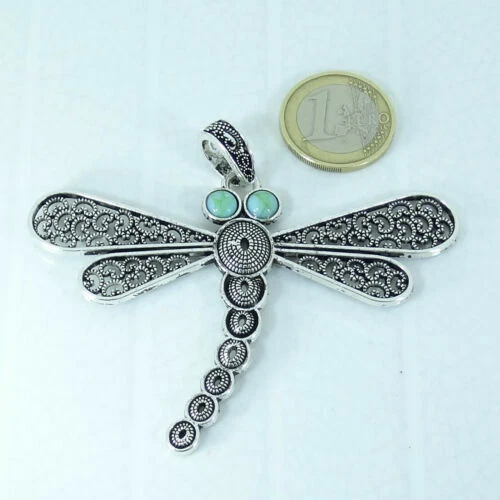 Bigiotteria turchese argento in argento tibetano