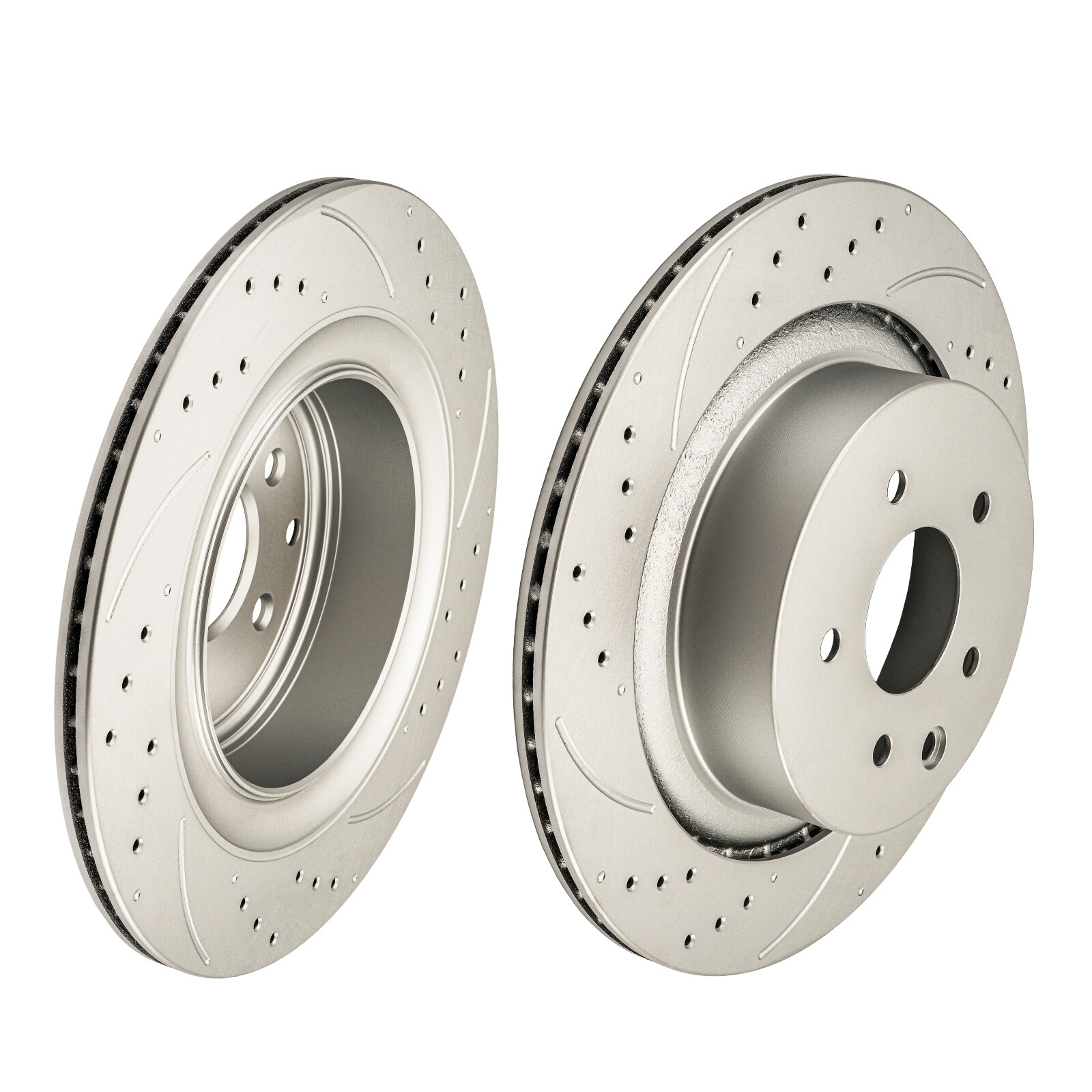 330mm Rear Drilled & Slotted Disc Brake Rotor for Infiniti G37 G35 Q60